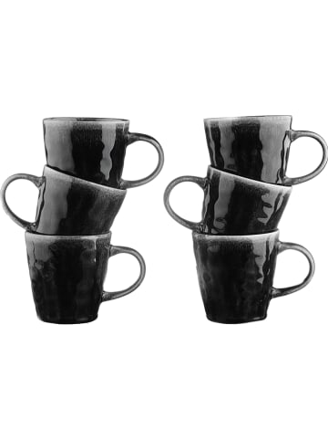 Björn Kubki (6 szt.) "Moon" w kolorze czarnym do kawy - 400 ml