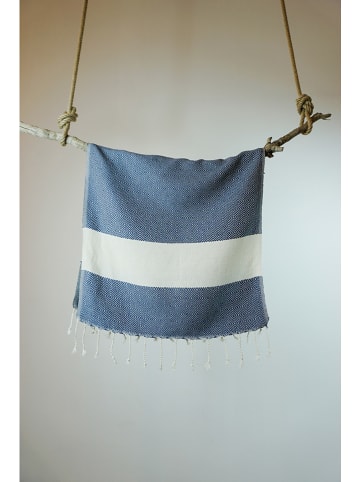Samimi Hamamtuch in Blau - (L)180 x (B)100 cm