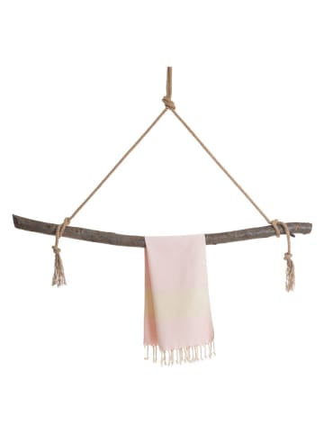 Samimi Handtuch "Diamond" in Rosa - (L)90 x (B)45 cm