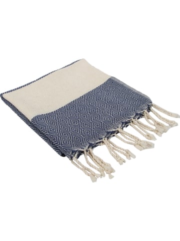 Samimi Handdoek blauw - (L)90 x (B)45 cm