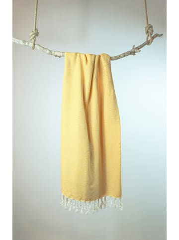 Samimi Hamamdoek geel - (L)180 x (B)100 cm