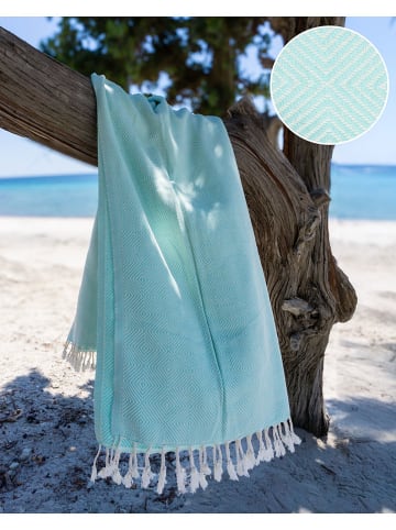 Samimi Hamamtuch in Mint - (L)180 x (B)100 cm