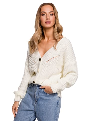 made of emotion Cardigan in Creme