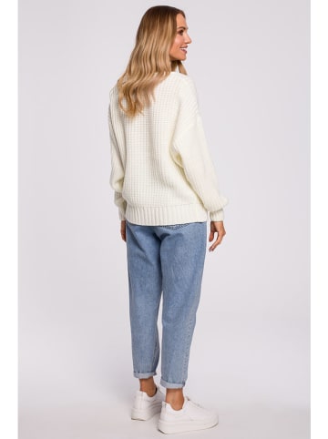 made of emotion Cardigan in Creme