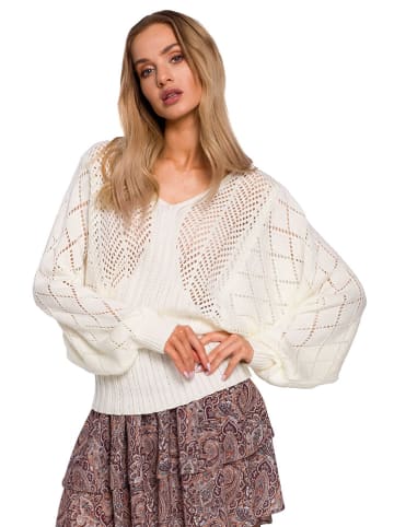 made of emotion Pullover in Creme