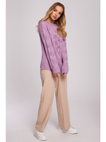made of emotion Pullover in Lila