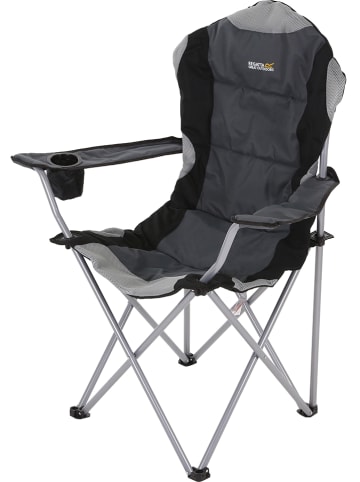 Regatta Krzesło campingowe "Kruza" w kolorze czarnym