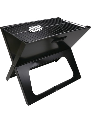 Regatta Klappgrill "BBQ Grill" in Schwarz - (B)46 x (H)36,5 x (T)28 cm