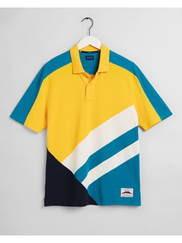Gant Poloshirt geel/blauw