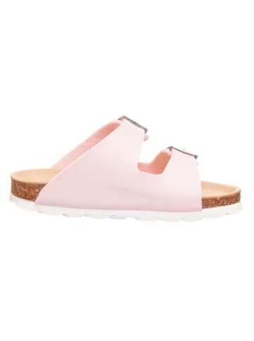 BIO PINGÜIN Klapki w kolorze jasnoróżowym