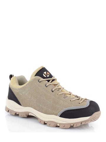 Kimberfeel Skórzane buty trekkingowe "Griou" w kolorze beżowym