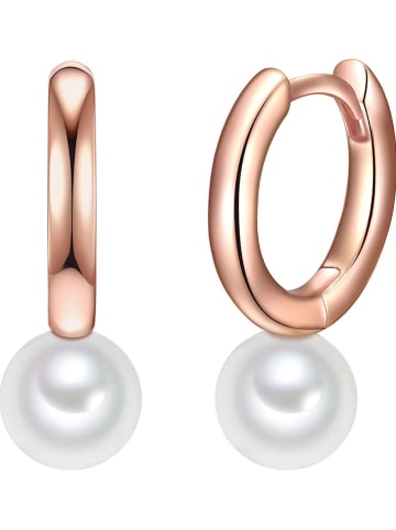 The Pacific Pearl Company Rosévergulde creolen met parels