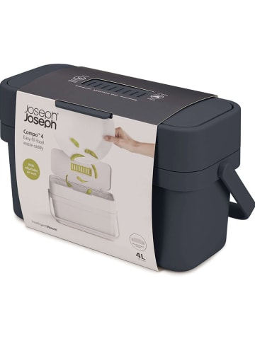 JosephJoseph Kosz "Compo" w kolorze czarnym na kompost - 4 l