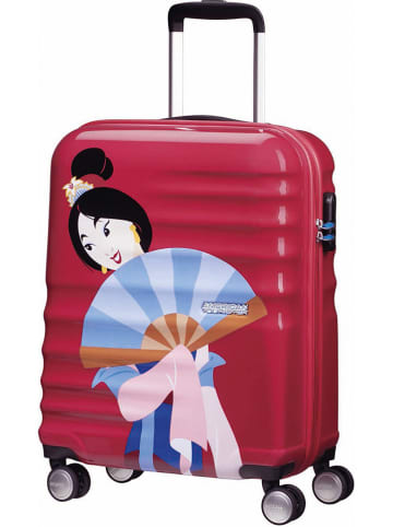 American Tourister Hardcase-Trolley "Mulan" in Rot - (B)40 x (H)55 x (T)20 cm
