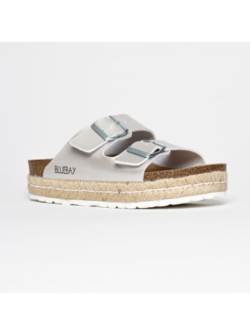 Blue Bay Slippers "Sirena" lichtgrijs