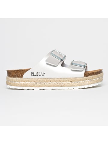 Blue Bay Klapki "Sirena" w kolorze jasnoszarym