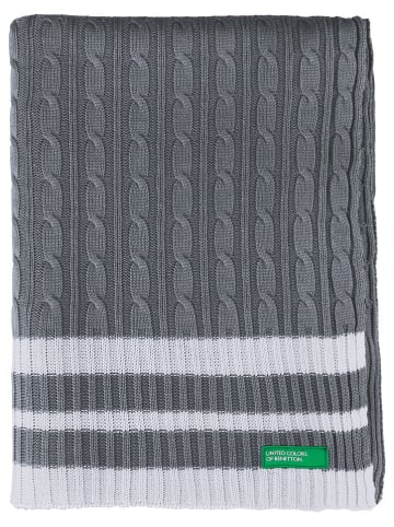 Benetton Plaid grijs - (L)190 x (B)140 cm