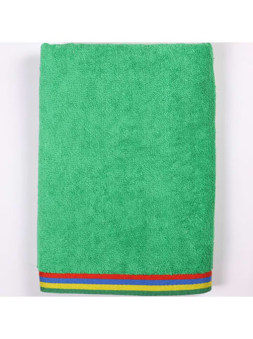 Benetton Kinderstrandlaken groen - (L)140 x (B)70 cm
