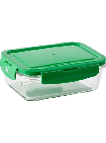 Benetton Frischhaltedose in Transparent/ Grün - 1,18 l