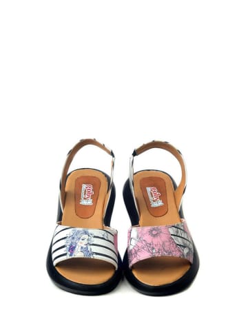 Goby Sandalen wit/meerkleurig