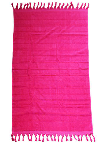 Le Comptoir de la Plage Hamamtuch "Hammam" in Pink - (L)160 x (B)90 cm