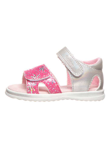 Richter Shoes Sandalen roze/zilverkleurig