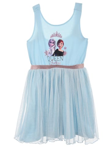 Disney Frozen Sukienka "Kraina lodu" w kolorze błękitnym