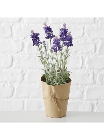 Boltze 2-delige set: kunstplanten "Lavendel" paars - (H)32 cm