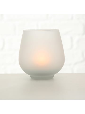 Boltze 2er-Set: Windlichter "Laval" in Schwarz - (H)12 x Ø 12 cm