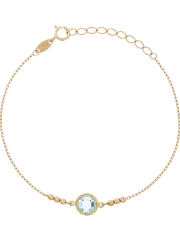 OR ÉCLAT Gouden armband "Belle Topaze" met edelsteen