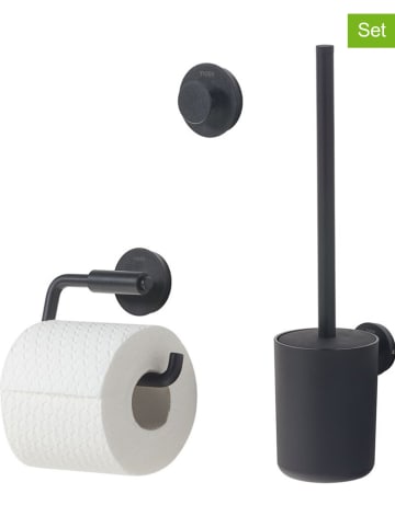 Tiger 3-delige set: toiletaccessoires "Urban" zwart