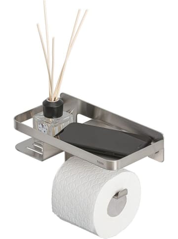 Tiger Edelstahl-Toilettenpapierhalter - (B)24 x (H)10 x (T)11,6 cm