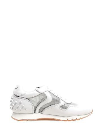 Voile Blanche Sneakers zilverkleurig/wit