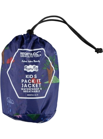 Regatta Regenjacke "Peppa Pack It" in Dunkelblau