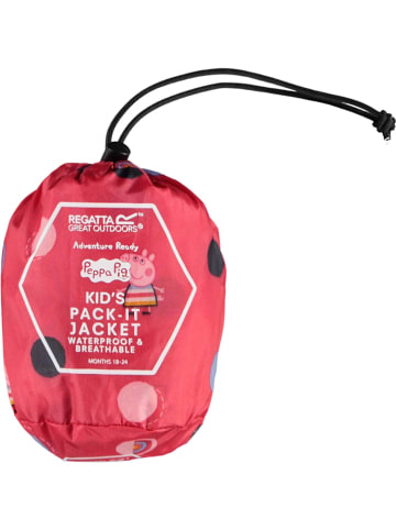 Regatta Regenjacke "Peppa Pack It" in Pink