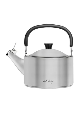 Vialli Design Edelstahl-Wasserkessel in Silber - 1,5 l