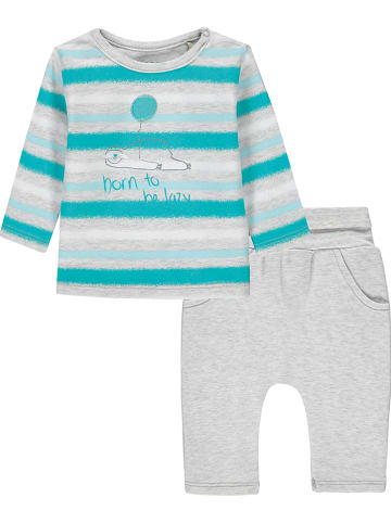 Kanz 2tlg. Outfit in Grau/ Grün