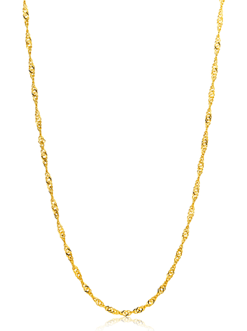 Revoni Złoty naszyjnik - dł. 45 cm