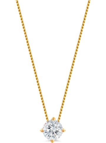 Revoni Gouden ketting met diamanten hanger - (L)45 cm
