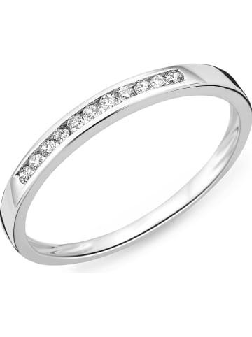 Diamant Exquis Witgouden ring met diamanten