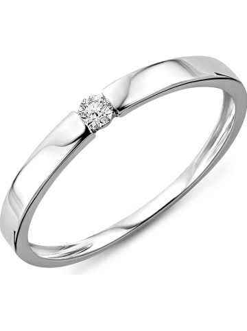 Diamant Exquis Witgouden ring met diamant