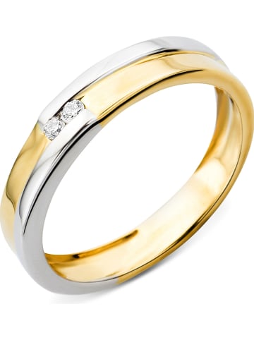 Revoni Weißgold-/ Gold-Ring mit Diamanten