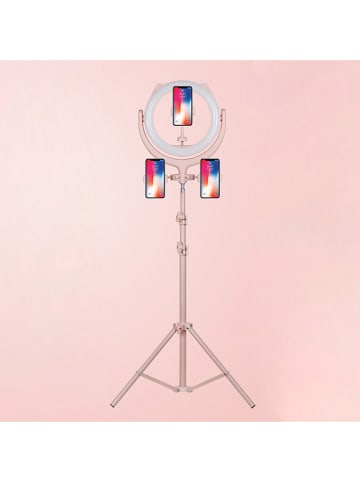 SWEET ACCESS LED-Ringlicht-Stativ in Roségold