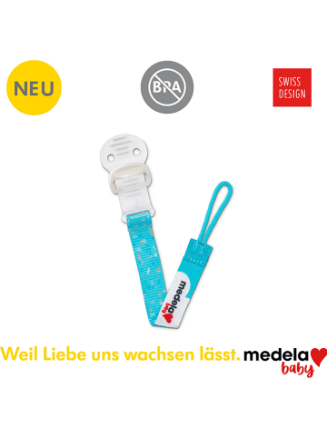 Medela Fopspeenketting turquoise
