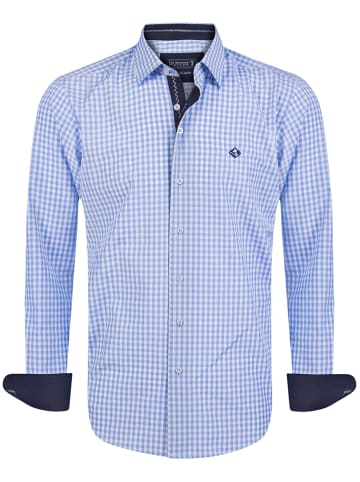 SIR RAYMOND TAILOR Hemd "Pion" - Regular fit - in Hellblau/ Weiß