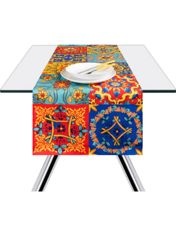 Trendy Kitchen by EXCÉLSA Bieżnik "Trinacria" ze wzorem - 140 x 45 cm
