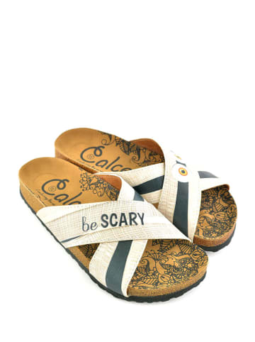 Calceo Slippers lichtgroen/zwart