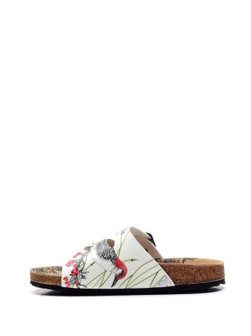 Calceo Slippers wit/meerkleurig
