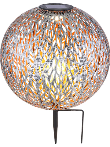Globo lighting Lampa solarna LED w kolorze złotym - wys. 38 x Ø 27 cm