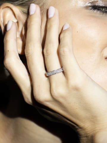 DIAMANTA Weißgold-Ring "Alliance Eclat Douceur" mit Diamanten